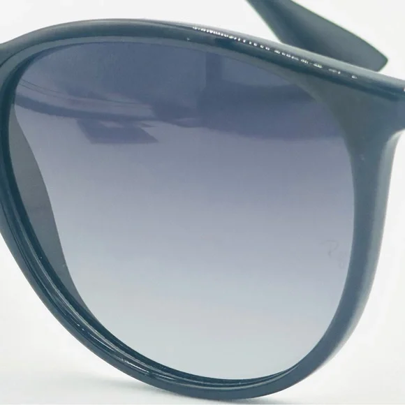 Ray-Ban Erika Women’s Polarized Sunglasses RB4171 54m Black w Gradient Grey Lens - Picture 5 of 8